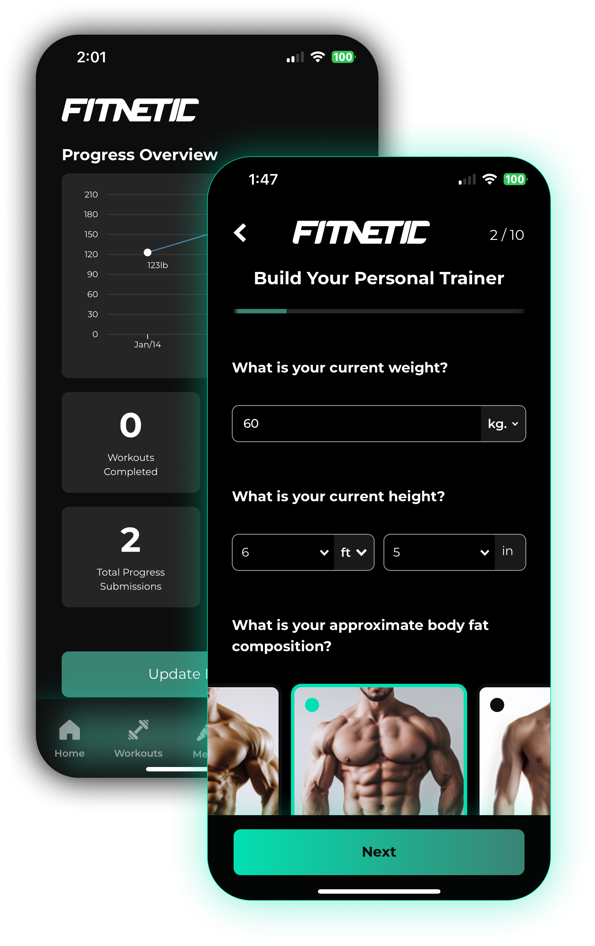 AI-powered personalized workout plan